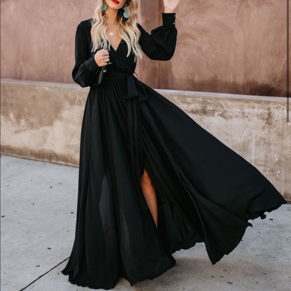 Vici Dresses & Skirts - VICI Black Maxi Dress